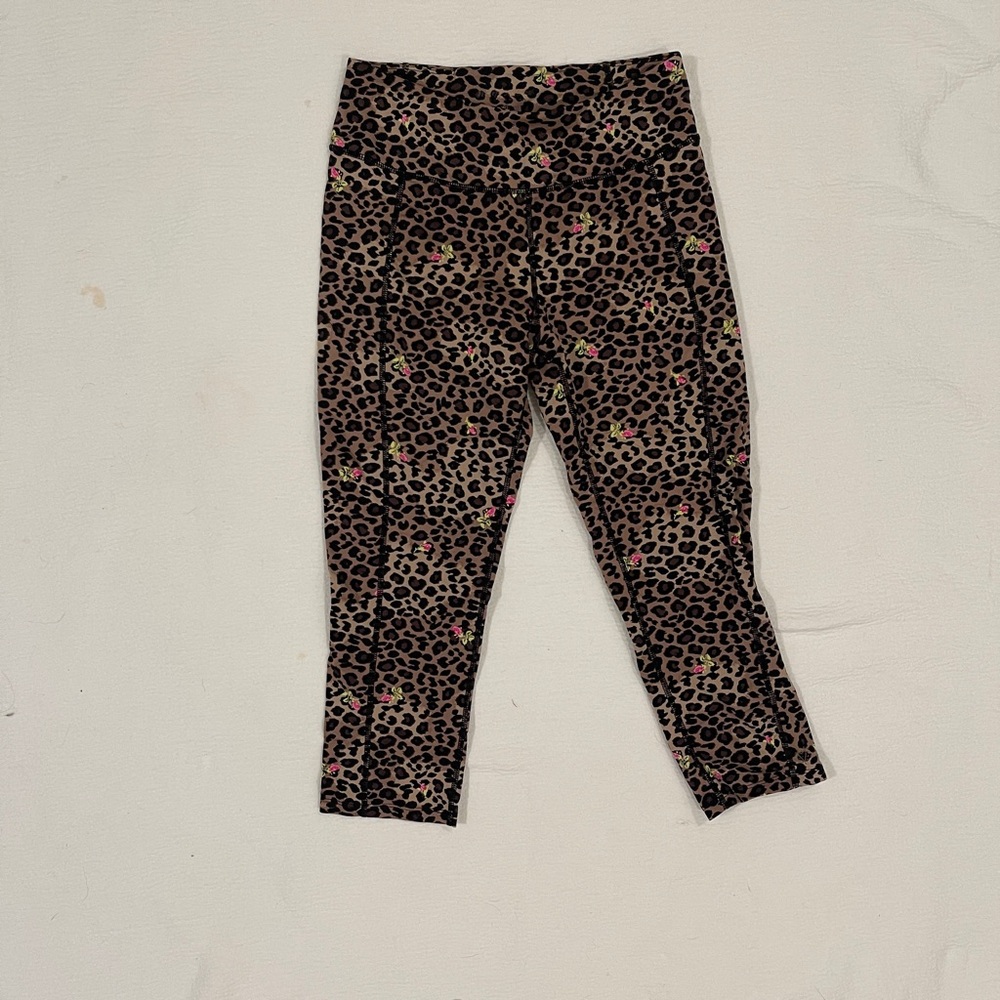 Betsey Johnson Leopard Leggings - Small